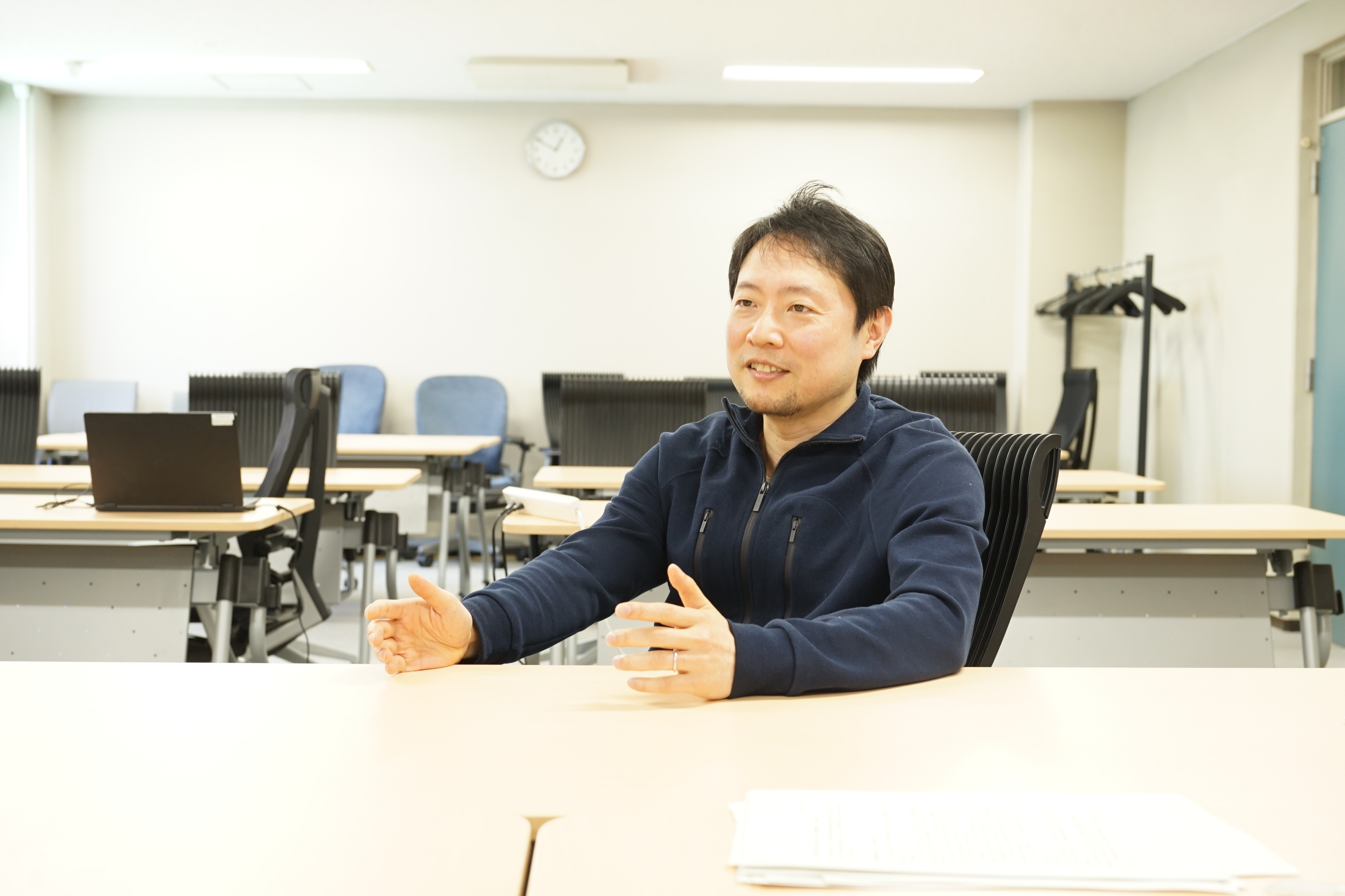 写真：荘島教授